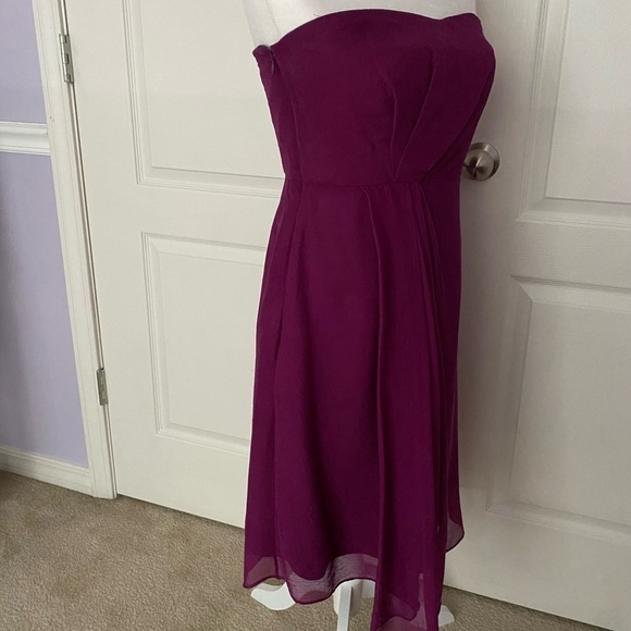 J. Crew Magenta Strapless Cocktail Dress - Picture 3 of 7